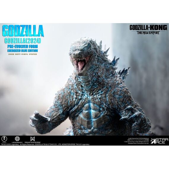Godzilla vs. Kong: The New Empire Soft Vinyl Statue Godzilla (2024) Evolved Blue Edition 28 cm