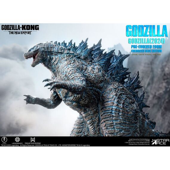 Godzilla vs. Kong: The New Empire Soft Vinyl Statue Godzilla (2024) Evolved Blue Edition 28 cm