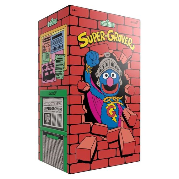 Sesame Street Supersize Vinyl Figure Super Grover 36 cm