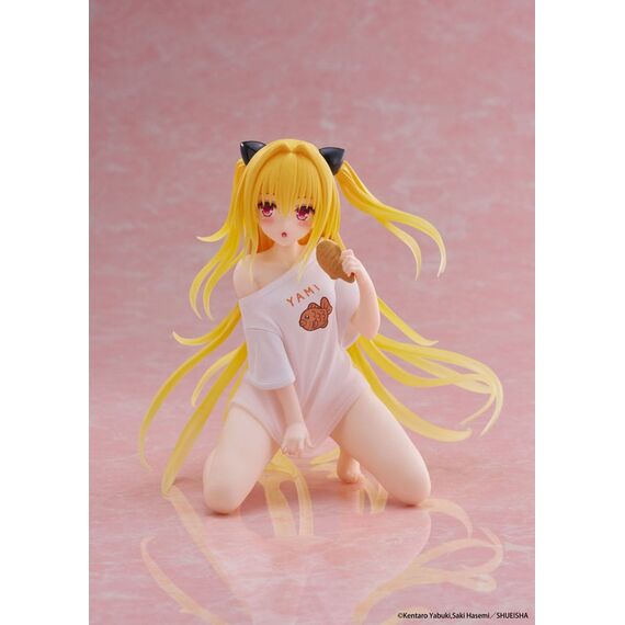 To Love-Ru Darkness PVC Statue Desktop Cute Figure Golden Darkness Roomwear Ver. 13 cm