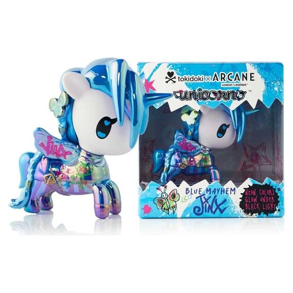 Unicorno x Arcane Window Box Figure Blue Mayhem (Special Edition) 7 cm