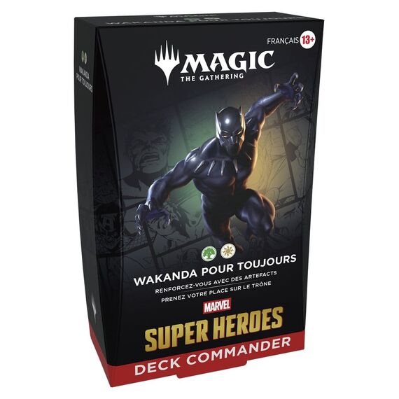 Magic the Gathering Marvel Super Heroes Commander Decks Case (4) french