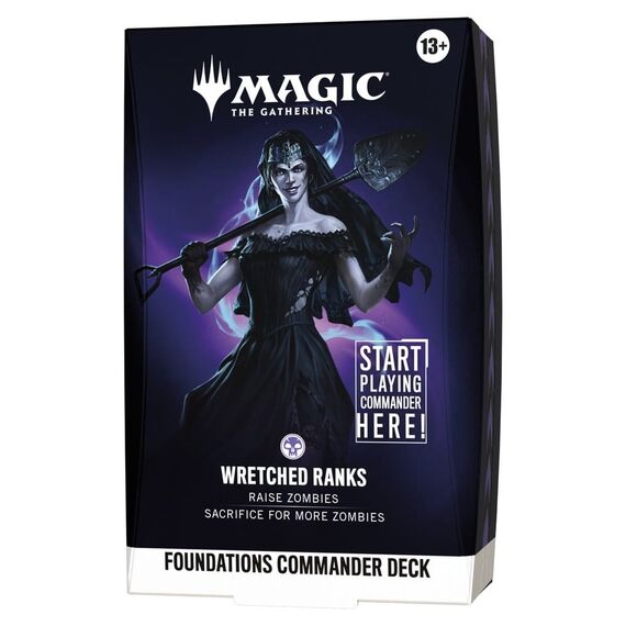 Magic the Gathering Foundations Commander Decks Case (5) english