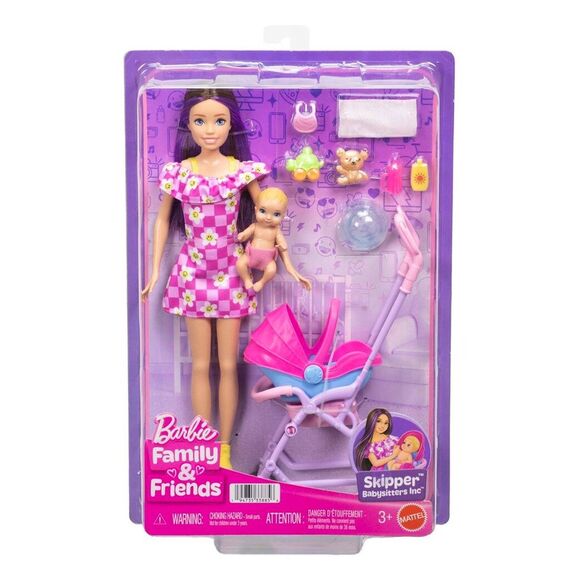 Barbie - Babysitting Skipper Playset (JJB42) / Toys