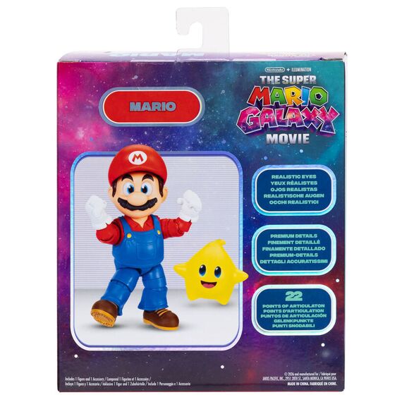 Super Mario Bros - Super Mario Galaxy Movie assorted figure 12,5cm
