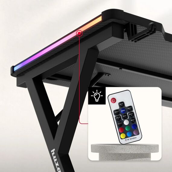 Huzaro Hero 2.3 RGB Gaming Desk