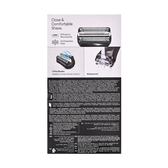 Braun Serie 3 3000S Foil shaver Grey