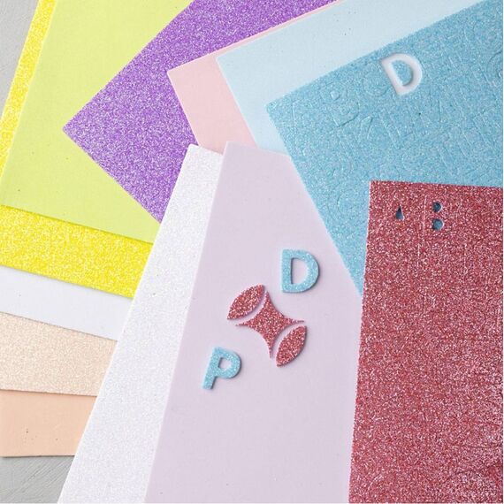 Creativ Company - Foam Sheets, size 14x25 cm, thickness 2 mm, pastel colours, 12 sheet/ 1 pack (790483) / Toys