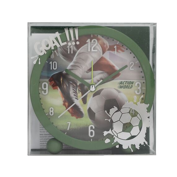 Dino World - Action World Alarm Clock - Green - 11 cm / Baby and Children