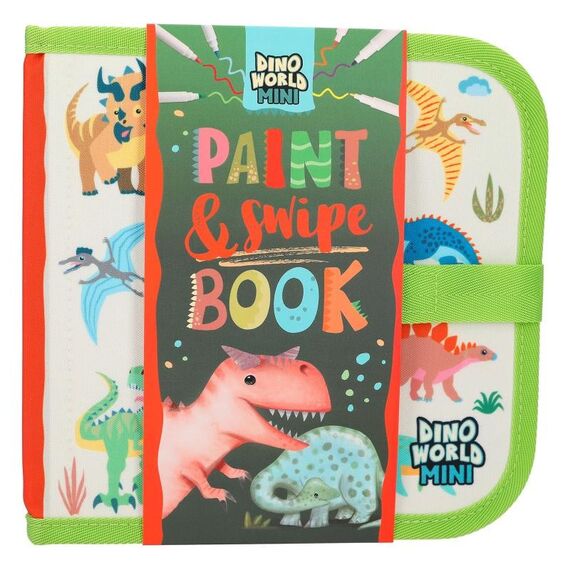 Dino World - Paint & Swipe Book - ( 0412101 ) / Toys
