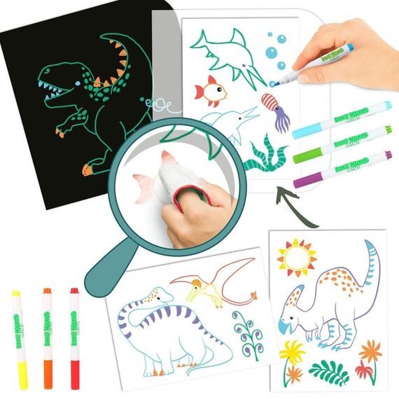 Dino World - Paint & Swipe Book - ( 0412101 ) / Toys