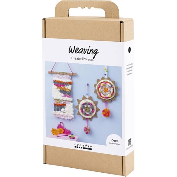 DIY Kit - Craft Kit Weaving, Wall hangings, assorted colours, 1 pack (977879) / Toys