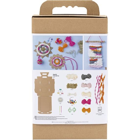 DIY Kit - Craft Kit Weaving, Wall hangings, assorted colours, 1 pack (977879) / Toys