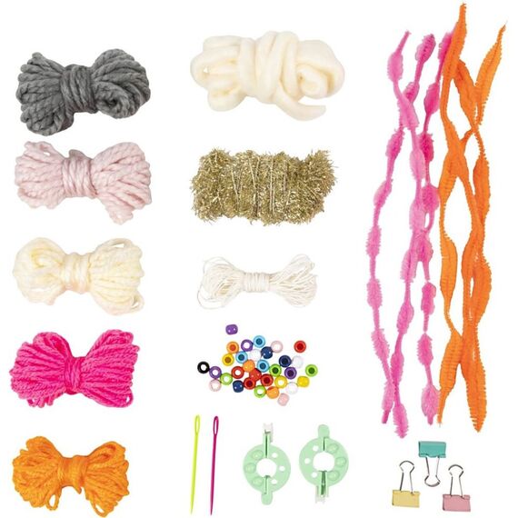 DIY Kit - Craft Kit Weaving, Wall hangings, assorted colours, 1 pack (977879) / Toys