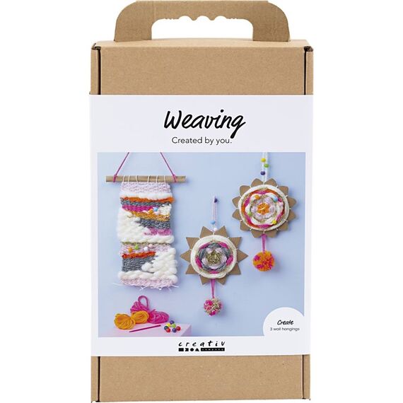 DIY Kit - Craft Kit Weaving, Wall hangings, assorted colours, 1 pack (977879) / Toys