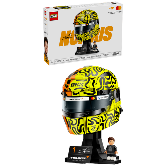 LEGO -  Formula 1 - McLaren Mastercard F1® Team Lando Norris Helmet (43023) / Toys