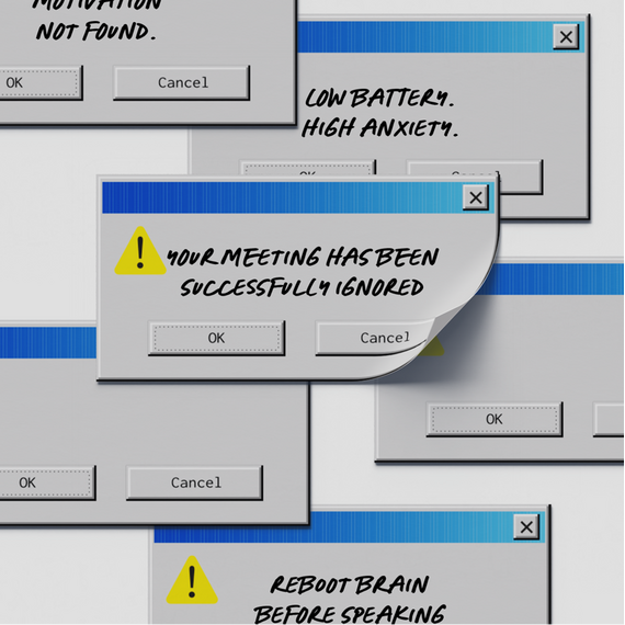 Mustard - Computer Says No Sticky Notes / Gadgets