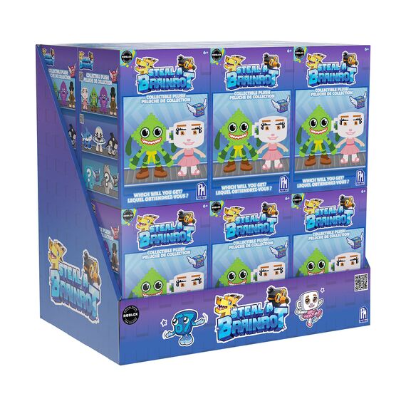 Roblox - Steal A Brainrot 4 Mystery Collectible Plush Blind Box (Assorted Wave 1 Cdu) (910502) / Toys
