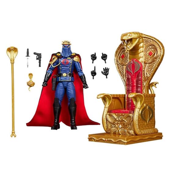 G.I. JOE - Cobra Commander in dress uniform & throne - Figure 15cm