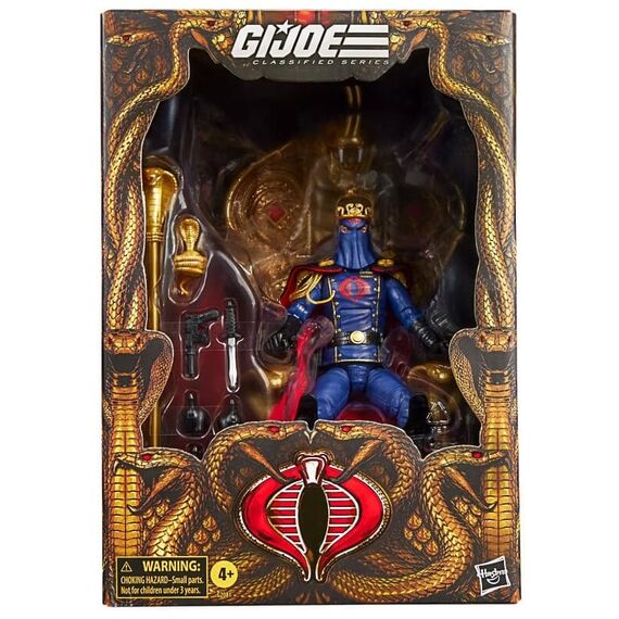 G.I. JOE - Cobra Commander in dress uniform & throne - Figure 15cm