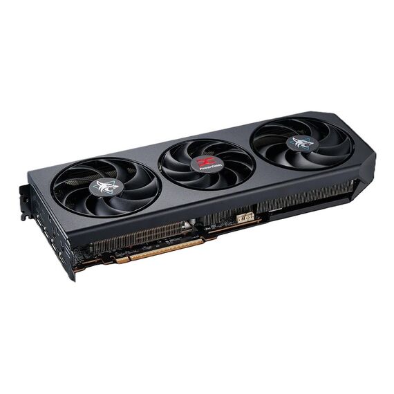 Graphics card.  PowerColor RX9070GRE Hellhound