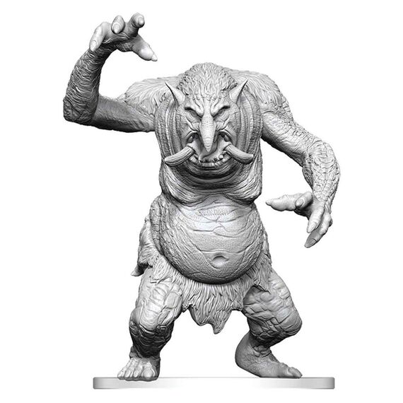 Pathfinder Battles Deep Cuts Unpainted Miniature Forest Troll 15 cm