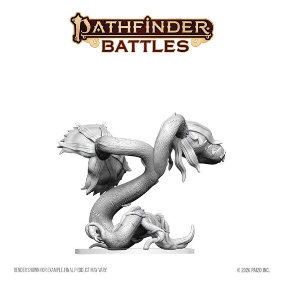 Pathfinder Battles Deep Cuts Unpainted Miniature Snapping Flytrap 15 cm