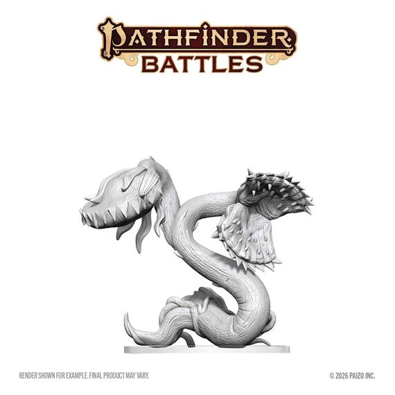 Pathfinder Battles Deep Cuts Unpainted Miniature Snapping Flytrap 15 cm