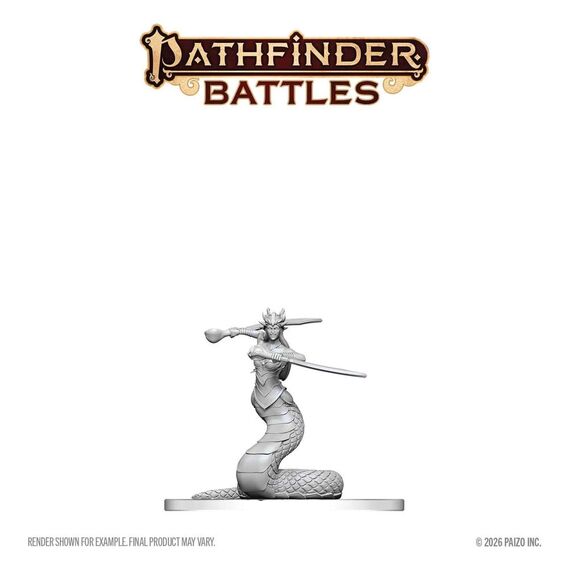 Pathfinder Battles Deep Cuts Unpainted Miniature Lamia Matriarch 13 cm