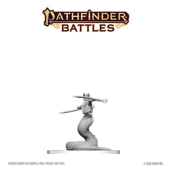 Pathfinder Battles Deep Cuts Unpainted Miniature Lamia Matriarch 13 cm