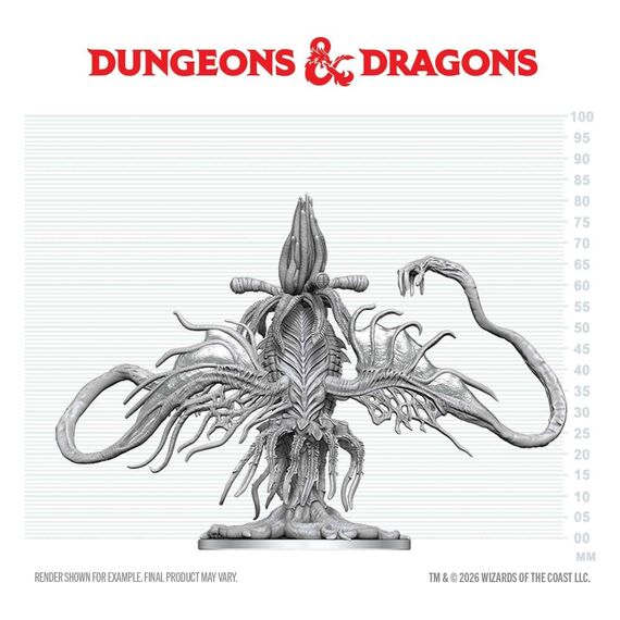 Dungeons & Dragons Nolzur's Marvelous Miniatures Unpainted Miniature Elder Thing 20 cm