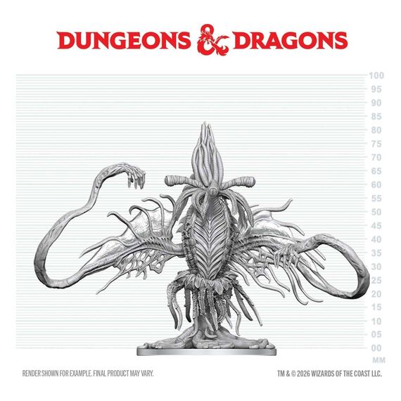 Dungeons & Dragons Nolzur's Marvelous Miniatures Unpainted Miniature Elder Thing 20 cm