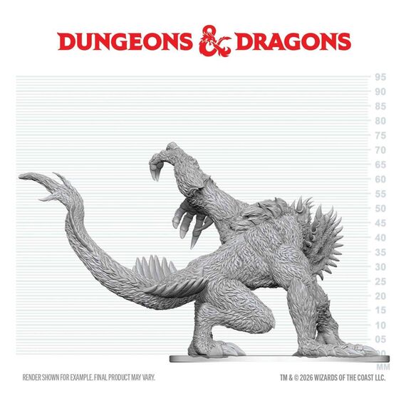 Dungeons & Dragons Nolzur's Marvelous Miniatures Unpainted Miniature Gug 20 cm