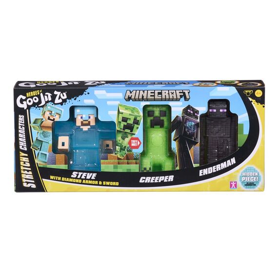 Goo Jit Zu - Minecraft 3 PK (43190) / Toys