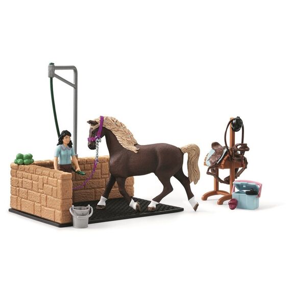 Schleich - Horse Club - Washing area with Emily & Luna (42438) / Toys