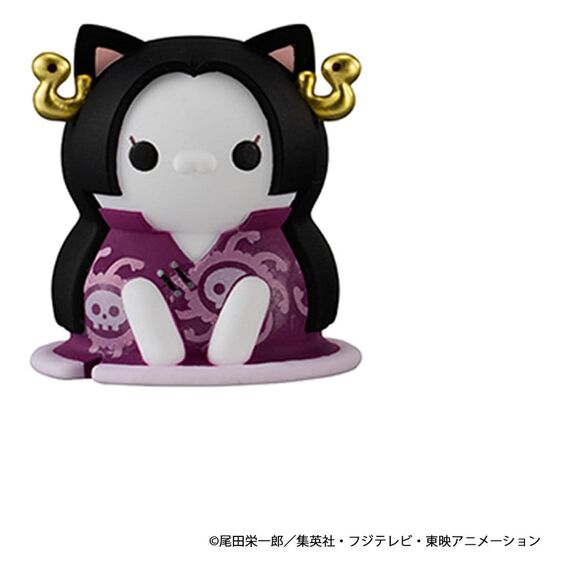 One Piece Mega Cat Project Nyan Piece Nyan! Luffy & the Seven Warlords of the Sea Mini Figures 3 cm Blind Box Display (8) (Repeat)