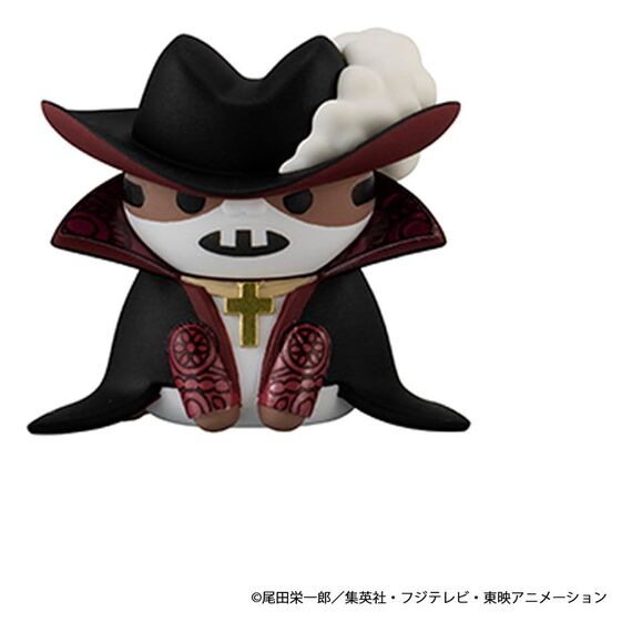 One Piece Mega Cat Project Nyan Piece Nyan! Luffy & the Seven Warlords of the Sea Mini Figures 3 cm Blind Box Display (8) (Repeat)