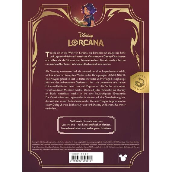 Disney Lorcana TCG Quest of Wonders - Legendenbuch eines Illuminari *German Version*