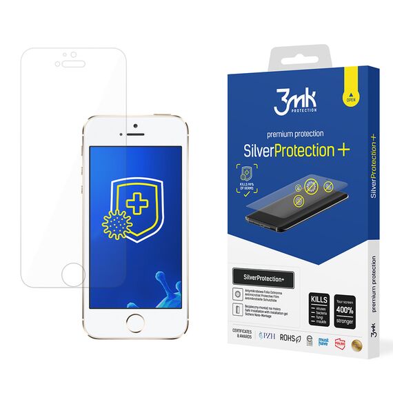 3mk SilverProtection+ protective film for iPhone 5 / 5S / SE