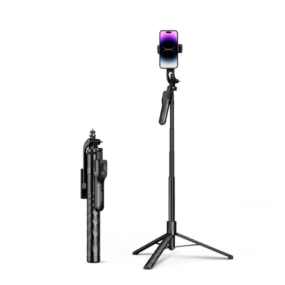Selfie stick Orico SPM175 tripod 1/4" for phone camera with 360 degree rotation Bluetooth 5.2 - black | Techbox