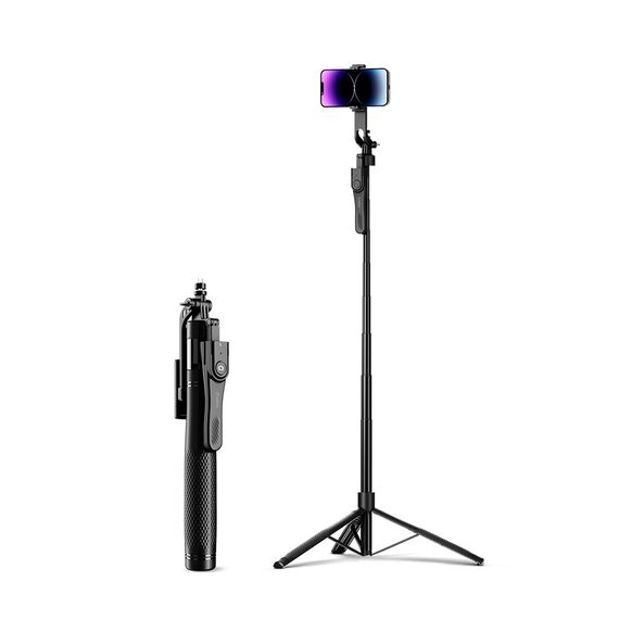 Selfie stick Orico SPM215 tripod 1/4" for phone camera with 360-degree rotation Bluetooth 5.2 - black | Techbox