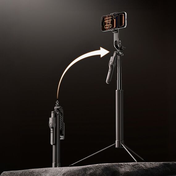 Selfie stick Orico SPM170 tripod 1/4" for phone camera Bluetooth 5.2 - black | Techbox