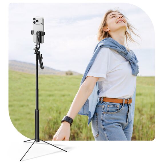 Selfie stick Orico SPM170 tripod 1/4" for phone camera Bluetooth 5.2 - black | Techbox
