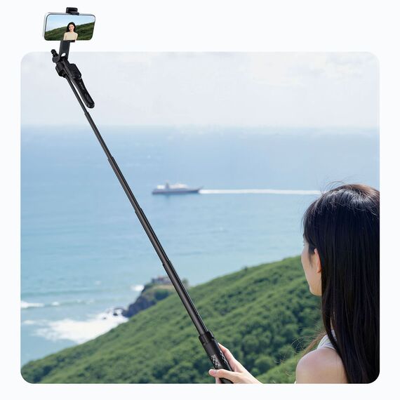 Selfie stick Orico SPN185 1/4" tripod for phone camera with 360 degree rotation Bluetooth 5.2 - black | Techbox