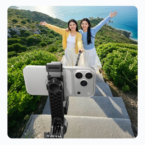 Selfie stick Orico SPN185 1/4" tripod for phone camera with 360 degree rotation Bluetooth 5.2 - black | Techbox