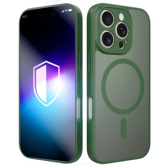 3mk Misty MagCase for iPhone 16 Pro Max - Green