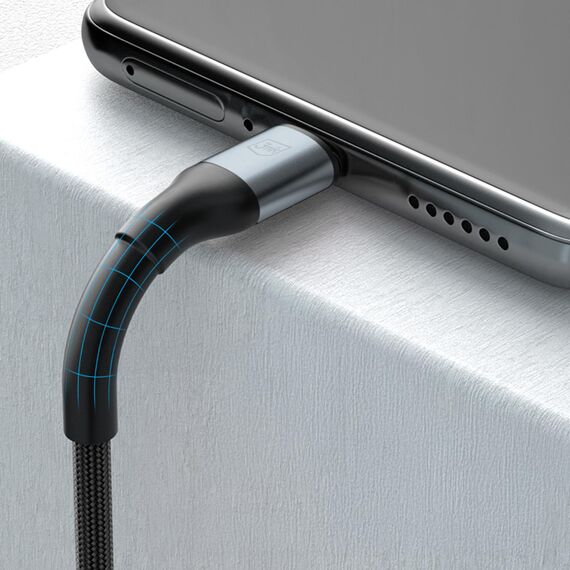 3mk Hyper Cable N-SERIES USB-C / USB-C 3m PD 3.0 QC 3.0 48V / 5A 240W - black