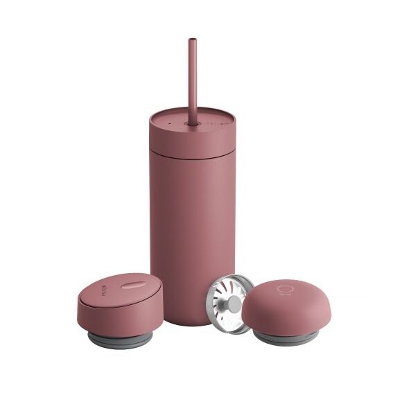 Fellow Carter Move Mug 3-in-1 Travel mug with 3 lids 473 ml Powder Pink