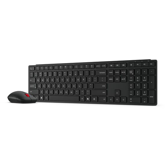 Lenovo 4X31S04810 keyboard Mouse included Office RF Wireless + Bluetooth US English Black