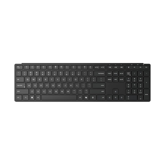 Lenovo Wireless Multi-Mode Pro 6000 keyboard Home/Office RF Wireless + Bluetooth QWERTY US English Black